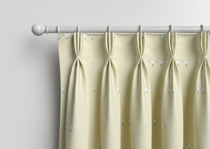 Puddle Down, Mummy Duck Shell - Made to Measure Curtains - Image 11